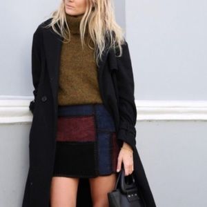 NEW Zara Suede Patchwork mini skirt.